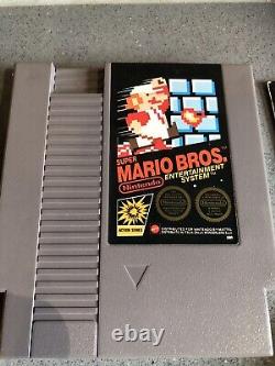 Vintage Nintendo NES Mario Bros Game 1987 Complete Mattel 5 Screw Super Mario