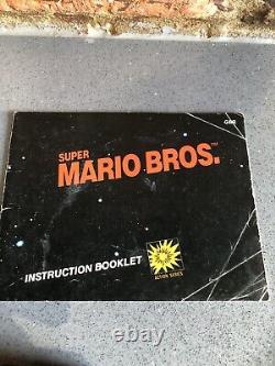 Vintage Nintendo NES Mario Bros Game 1987 Complete Mattel 5 Screw Super Mario