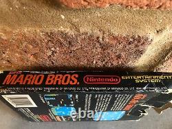 Vintage Nintendo NES Mario Bros Game 1987 Complete Mattel 5 Screw Super Mario