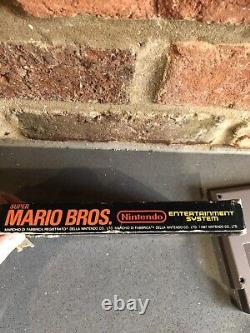 Vintage Nintendo NES Mario Bros Game 1987 Complete Mattel 5 Screw Super Mario