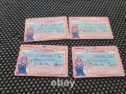 Vintage Nintendo Super Mario World Shiny Cards 36/36 Kiosk Rare Promo SNES GB