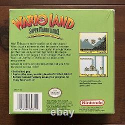 WARIO LAND SUPER MARIO LAND 3 Game Boy Game 100% Complete