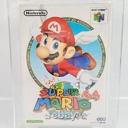 WATA certificate 8.5 Complete Super Mario 64 Nintendo 64 Japanese N64