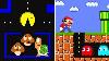 What If Super Mario Bros And Pacman Game But Enemies Switched Places